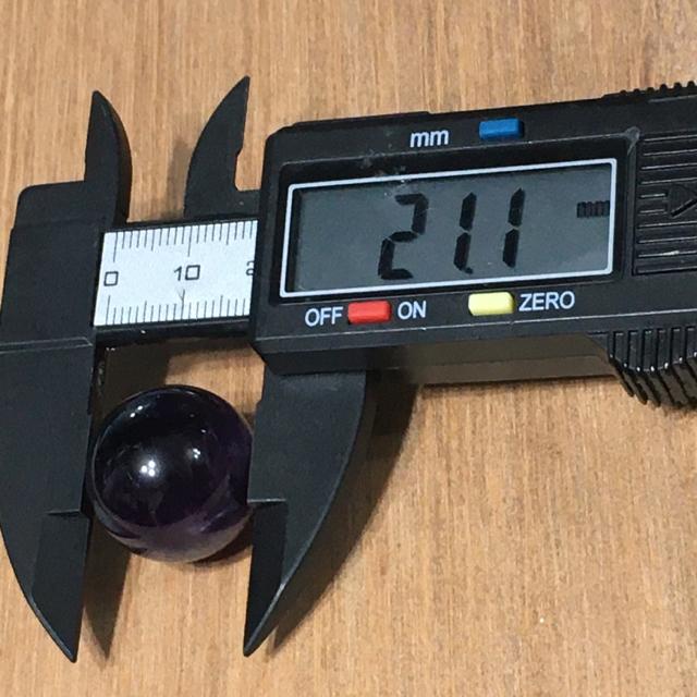 《置物No.211》天然石アメジスト 置物 丸玉 < インテリア/ライフ  《置物No.211》天然石アメジスト 置物 丸玉 < インテリア/ライフの