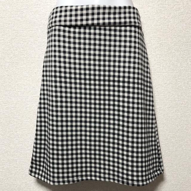 【新品】裏起毛☆ブロックチェック柄膝丈スカート < 女性ファッション  【新品】裏起毛☆ブロックチェック柄膝丈スカート < 女性ファッションの
