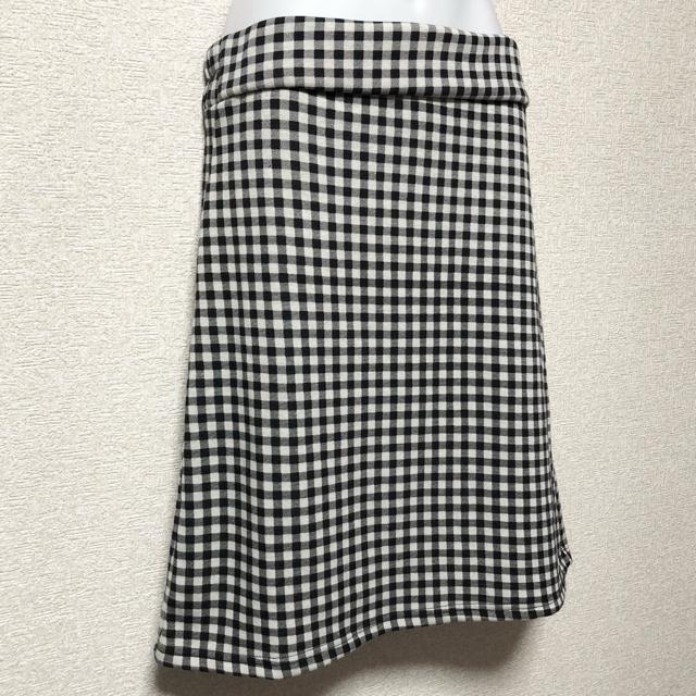 【新品】裏起毛☆ブロックチェック柄膝丈スカート < 女性ファッション  【新品】裏起毛☆ブロックチェック柄膝丈スカート < 女性ファッションの