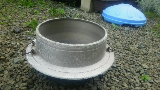 アンティーク羽釜 お釜 24cm 骨董品 < インテリア/ライフ  アンティーク羽釜 お釜 24cm 骨董品  < インテリア/ライフの