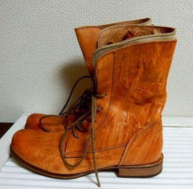 ◆サヴァサヴァ CA VA CAVA ハイカット ショートブーツ シューズ レディース 22.5 中古品 < 女性ファッション  ◆サヴァサヴァ CA VA CAVA ハイカット ショートブーツ シューズ レディース 22.5 中古品 < 女性ファッションの