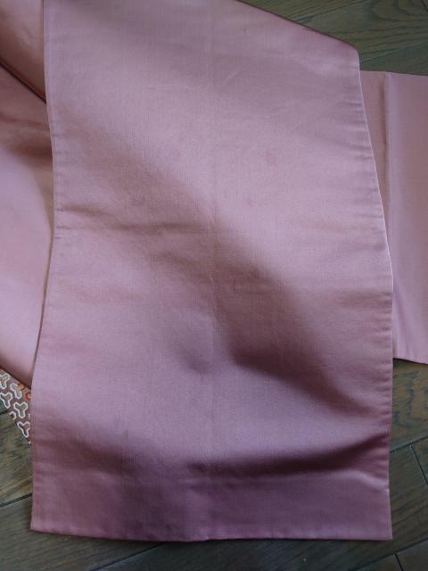 USED、袋帯、六通、退紅色柄 < 女性ファッション  USED、袋帯、六通、退紅色柄 < 女性ファッションの