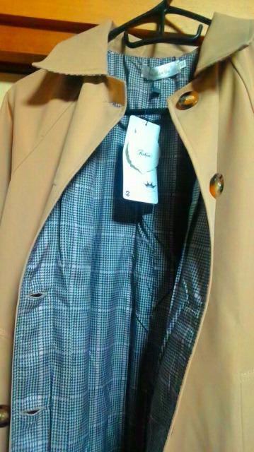 定形外送料無料 新品 タグ付き スプリングコート ベージュ ステンカラーコート M L 春 秋 < 女性ファッション  定形外送料無料 新品 タグ付き スプリングコート ベージュ ステンカラーコート M L 春 秋 < 女性ファッションの