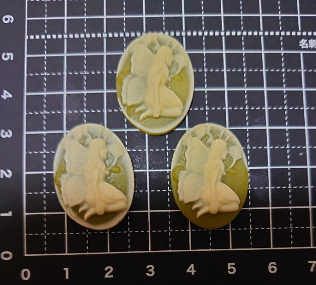 ★ハンドメイド素材★デコパーツ・カメオ3個(妖精) < 香水/コスメ/ネイル ★ハンドメイド素材★デコパーツ・カメオ3個(妖精) < 香水/コスメ/ネイルの