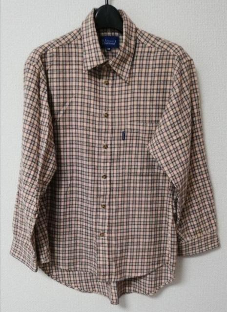 【vonsand】 長袖 チェック柄シャツ M < 男性ファッション  【vonsand】 長袖 チェック柄シャツ M  < 男性ファッションの