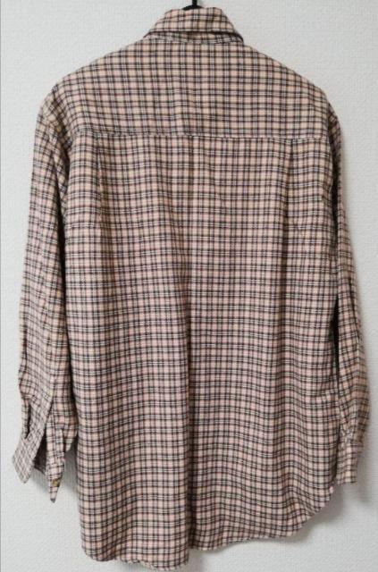 【vonsand】 長袖 チェック柄シャツ M < 男性ファッション  【vonsand】 長袖 チェック柄シャツ M < 男性ファッションの