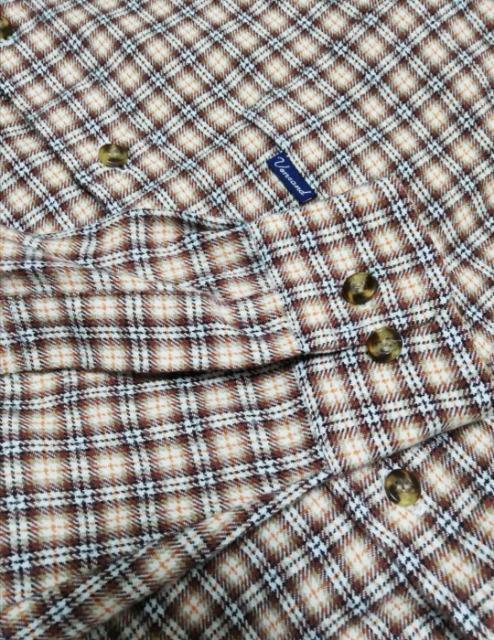 【vonsand】 長袖 チェック柄シャツ M < 男性ファッション  【vonsand】 長袖 チェック柄シャツ M < 男性ファッションの