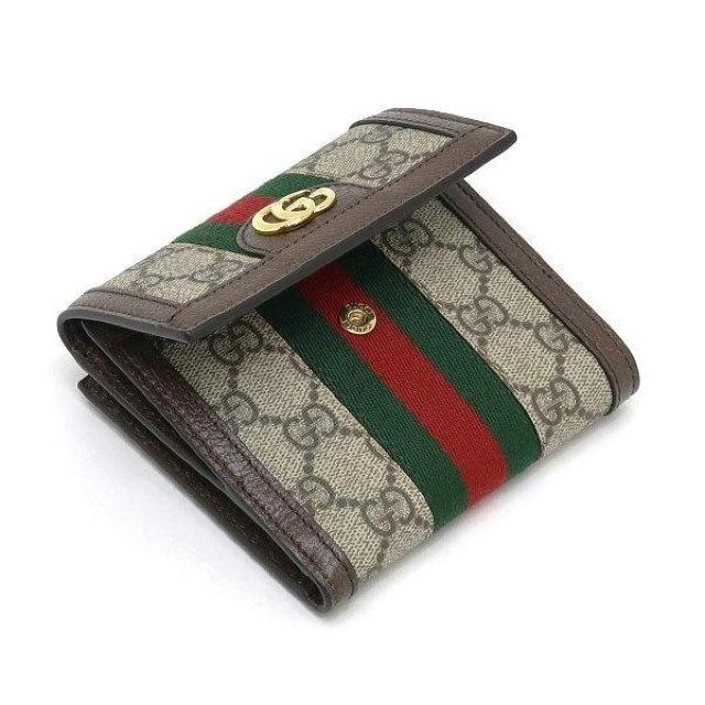 ◆ 本物 美品 ◆ GUCCI グッチ Wホック 財布 オフィディア GGスプリーム シェリー 保存袋 箱 人気 523173 < ブランド  ◆ 本物 美品 ◆ GUCCI グッチ Wホック 財布 オフィディア GGスプリーム シェリー 保存袋 箱 人気 523173 < ブランドの