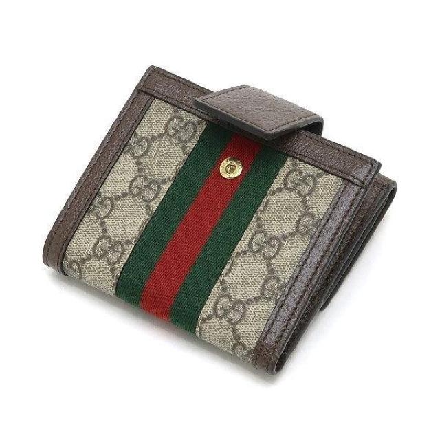 ◆ 本物 美品 ◆ GUCCI グッチ Wホック 財布 オフィディア GGスプリーム シェリー 保存袋 箱 人気 523173 < ブランド  ◆ 本物 美品 ◆ GUCCI グッチ Wホック 財布 オフィディア GGスプリーム シェリー 保存袋 箱 人気 523173 < ブランドの