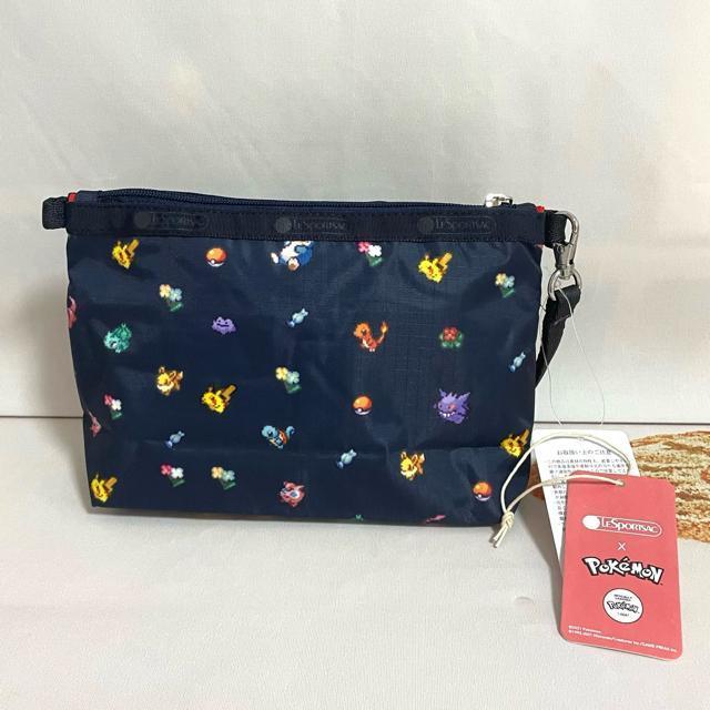 ★新品★LeSportsac レスポートサック ポケモンアンドフラワーズ  化粧ポーチ  2つ収納 ポーチ 7105 送料無料 < 女性ファッション  ★新品★LeSportsac レスポートサック ポケモンアンドフラワーズ  化粧ポーチ  2つ収納 ポーチ 7105 送料無料 < 女性ファッションの