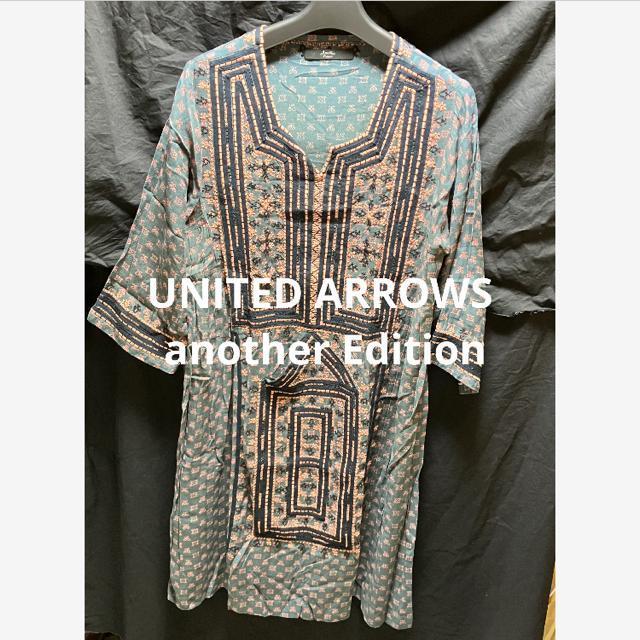 廃盤【Another Edition】 刺繍 / 膝丈ワンピース / エスニック < ブランド 廃盤【Another Edition】 刺繍 / 膝丈ワンピース / エスニック < ブランドの