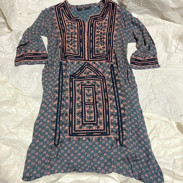 廃盤【Another Edition】 刺繍 / 膝丈ワンピース / エスニック < ブランド 廃盤【Another Edition】 刺繍 / 膝丈ワンピース / エスニック < ブランドの