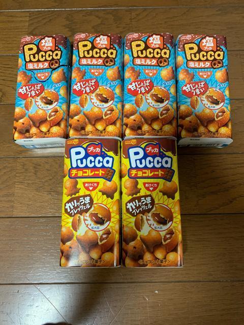 Pucca チョコレート・塩味 6個セット < グルメ/ドリンク  Pucca チョコレート・塩味 6個セット  < グルメ/ドリンクの