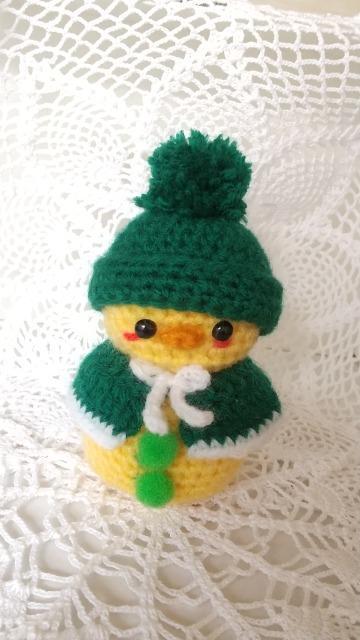 ひよ雪だるま*編みぐるみ(緑) < ペット/手芸/園芸 ひよ雪だるま*編みぐるみ(緑) < ペット/手芸/園芸の