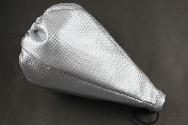 ★新色★汎用カーボン調シフトブーツシルバータイプMT、AT車にも < 自動車/バイク ★新色★汎用カーボン調シフトブーツシルバータイプMT、AT車にも < 自動車/バイク