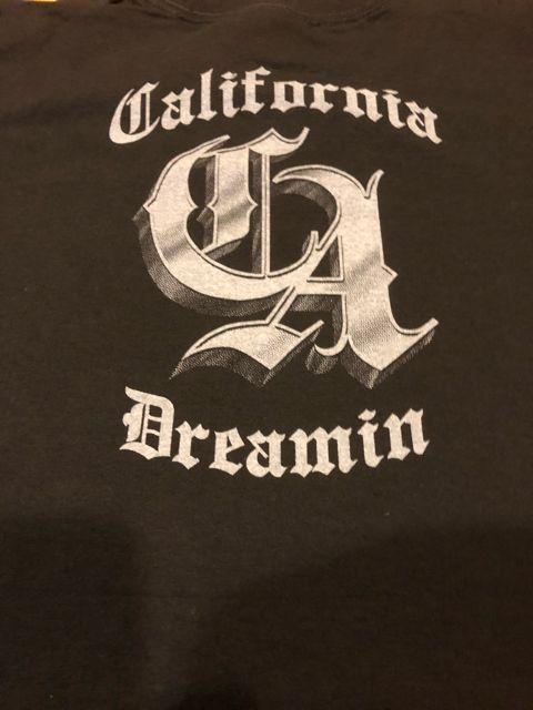 LA直輸入  CALIFORNIA DREAM 黒ブラック 大きいsize2XL 厚手 K2 < 男性ファッション  LA直輸入  CALIFORNIA DREAM 黒ブラック 大きいsize2XL 厚手 K2 < 男性ファッションの