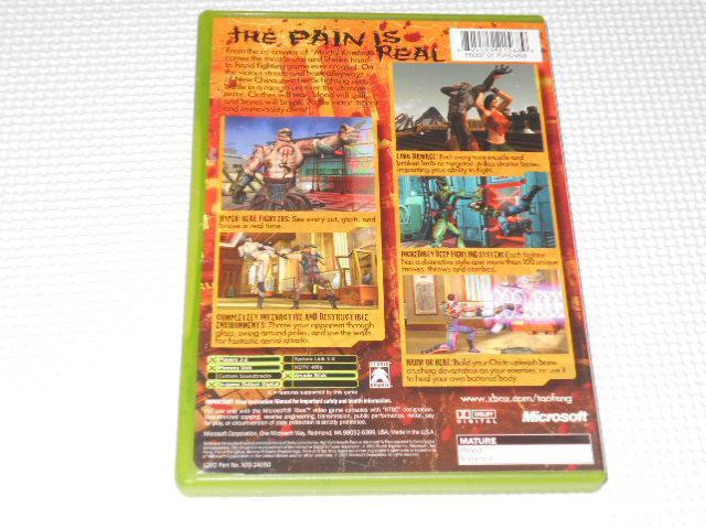 xbox★TAO FENG FIST OF THE LOTUS 海外版 < ゲーム本体/ソフト  xbox★TAO FENG FIST OF THE LOTUS 海外版 < ゲーム本体/ソフトの