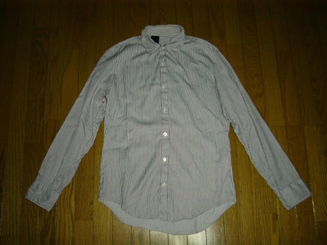 N.HOOLYWOOD ミスターハリウッド ストライプシャツ 36 白紫系 長袖 薄手 < ブランド  N.HOOLYWOOD ミスターハリウッド ストライプシャツ 36 白紫系 長袖 薄手  < ブランドの