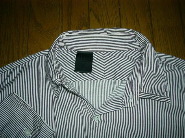 N.HOOLYWOOD ミスターハリウッド ストライプシャツ 36 白紫系 長袖 薄手 < ブランド  N.HOOLYWOOD ミスターハリウッド ストライプシャツ 36 白紫系 長袖 薄手 < ブランドの