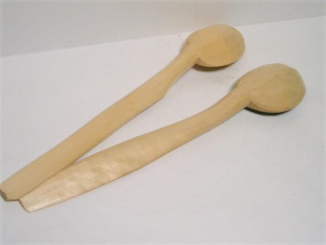 ◎民芸品・工芸品★木彫り/長柄イラストスプーン < ホビー  ◎民芸品・工芸品★木彫り/長柄イラストスプーン < ホビーの