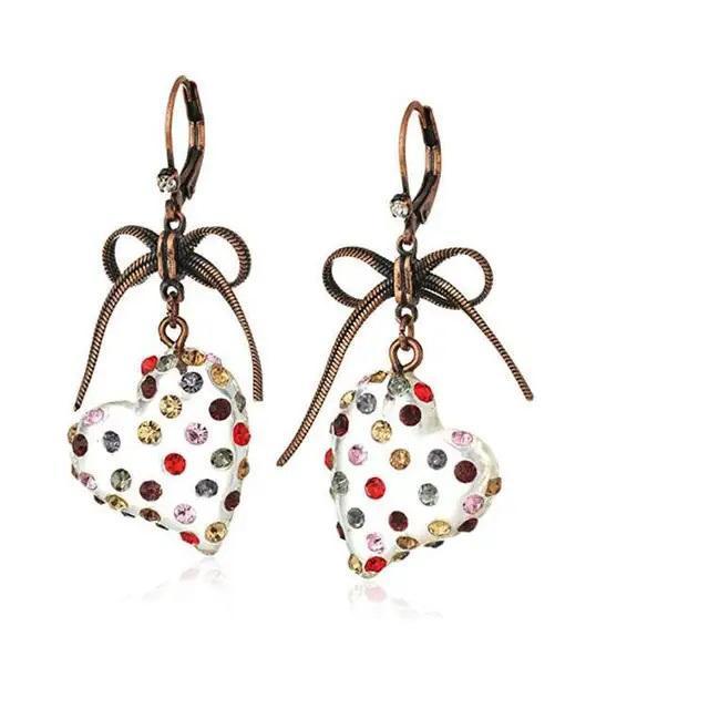 新品 ゴスロリ姫系 アンティーク調ゴシックゆらゆらクリアハートストーンピアス BETSEY JOHNSON < 女性アクセサリー/時計 新品 ゴスロリ姫系 アンティーク調ゴシックゆらゆらクリアハートストーンピアス BETSEY JOHNSON < 女性アクセサリー/時計の