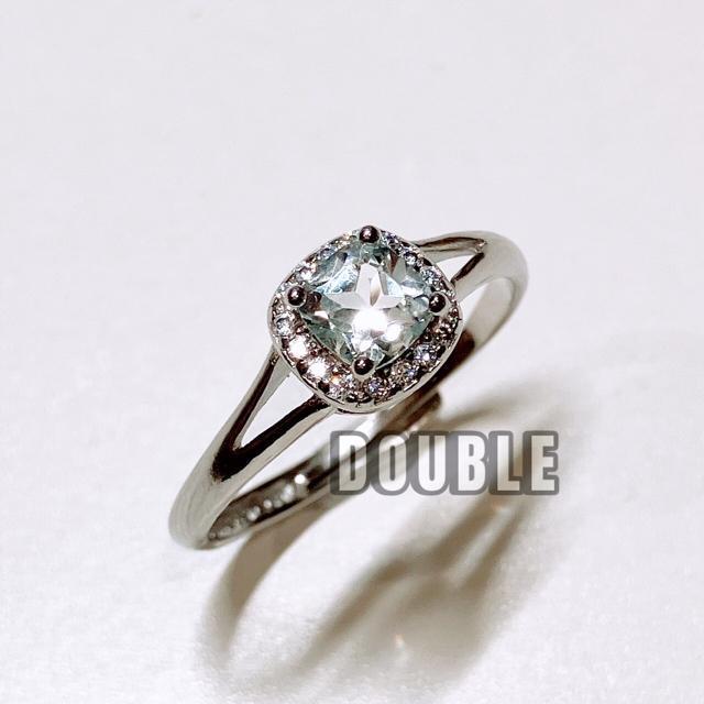 高品質 0.6ct 宝石 ブルートパーズ リング < 女性アクセサリー/時計  高品質 0.6ct 宝石 ブルートパーズ リング  < 女性アクセサリー/時計の