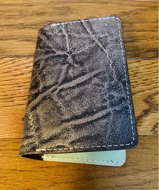 quatro gats クアトロガッツ カードケース 名刺入れ 定期入れ パスケース 象革? エレファント? 本革 レザー < 男性ファッション  quatro gats クアトロガッツ カードケース 名刺入れ 定期入れ パスケース 象革? エレファント? 本革 レザー  < 男性ファッションの