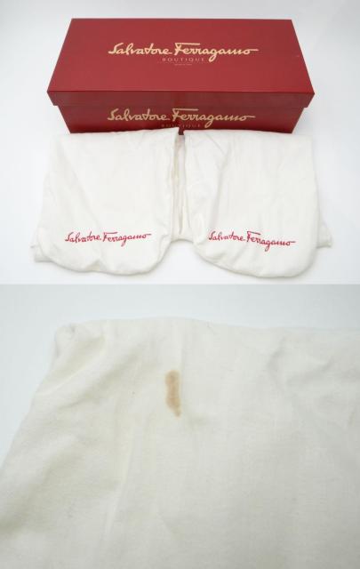 SalvatoreFerragamo tFK @ { pvX uE 6 1/2 Di24cmjUSED  uh 