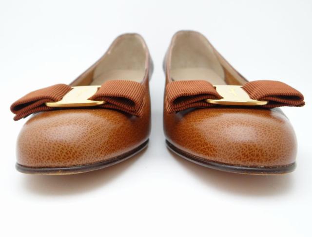 SalvatoreFerragamo tFK @ { pvX uE 6 1/2 Di24cmjUSED  uh 