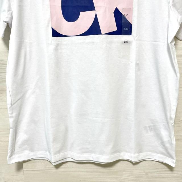 カルバンクラインジーンズ Tシャツ L 半袖 プリント コットン 白 ホワイト < 男性ファッション カルバンクラインジーンズ Tシャツ L 半袖 プリント コットン 白 ホワイト < 男性ファッションの