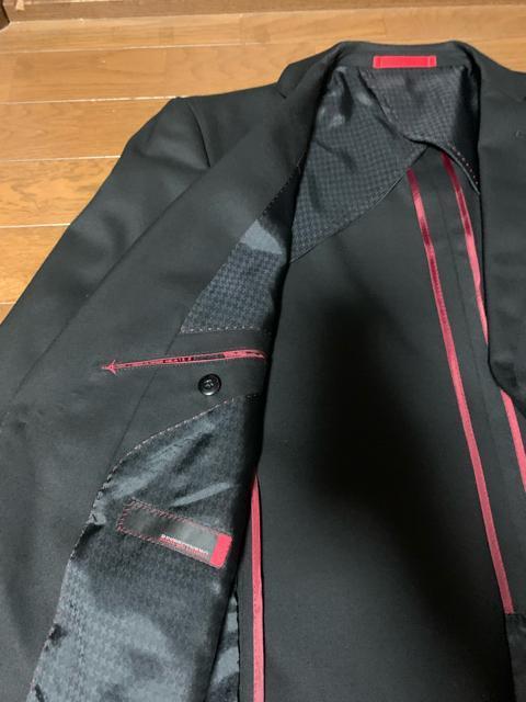 ブラックフォーマルスーツ パンツ2本つき < 男性ファッション  ブラックフォーマルスーツ パンツ2本つき < 男性ファッションの
