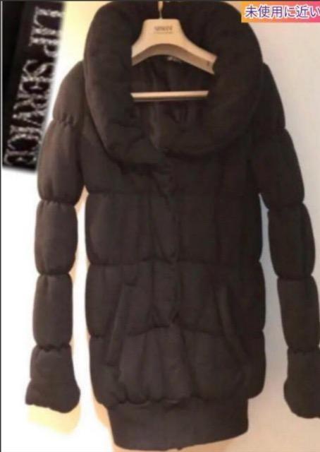 ★特価★リップサービスダウンコートアウターブラック体型カバー着痩未使用に近★とにかく形が綺麗 < 女性ファッション  ★特価★リップサービスダウンコートアウターブラック体型カバー着痩未使用に近★とにかく形が綺麗  < 女性ファッションの