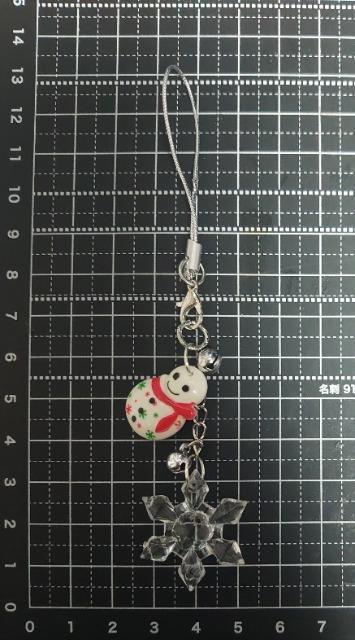 ハンドメイド♪クリスマスチャーム★ストラップ・雪だるま★@ < ペット/手芸/園芸 ハンドメイド♪クリスマスチャーム★ストラップ・雪だるま★@ < ペット/手芸/園芸の
