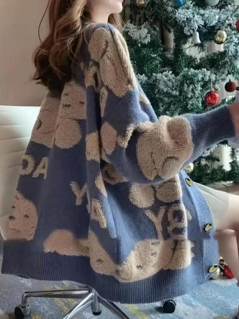 超お買い得3390円★ミドル丈ニットカーディガン ロングスリーブプルオーバージャケット USAサイズM(日本サイズXL相当)青 < 女性ファッション 超お買い得3390円★ミドル丈ニットカーディガン ロングスリーブプルオーバージャケット USAサイズM(日本サイズXL相当)青 < 女性ファッションの