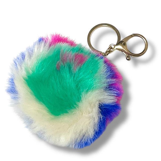【新品】マルチカラーエコファーポンポンチャーム☆カラフル < 女性ファッション 【新品】マルチカラーエコファーポンポンチャーム☆カラフル < 女性ファッションの