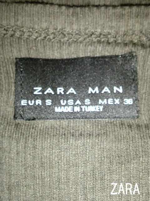 □ZARA/ザラ ヘンリー ロングTシャツ/カーキ/Sサイズ・メンズ☆新品 < ブランド  □ZARA/ザラ ヘンリー ロングTシャツ/カーキ/Sサイズ・メンズ☆新品 < ブランドの