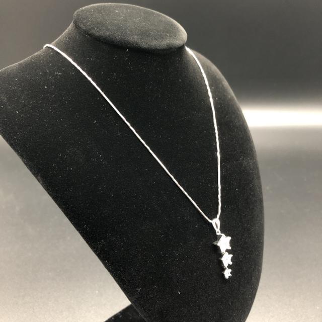 即決 925 シルバー スター ネックレス < 女性アクセサリー/時計  即決 925 シルバー スター ネックレス < 女性アクセサリー/時計の