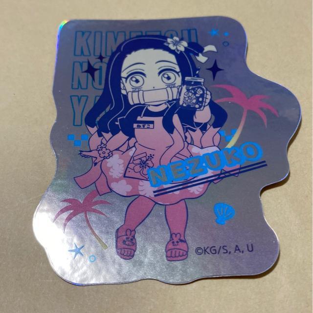 鬼滅の刃 海の家 オーロラステッカー 竈門禰?豆子 < アニメ/コミック/キャラクター  鬼滅の刃 海の家 オーロラステッカー 竈門禰?豆子  < アニメ/コミック/キャラクターの