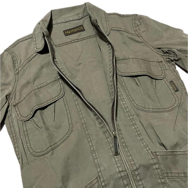 ヒステリックグラマー コットン ミリタリー 長袖 ジャケット ブルゾン < 女性ファッション ヒステリックグラマー コットン ミリタリー 長袖 ジャケット ブルゾン < 女性ファッションの