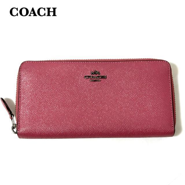 COACH コーチ レザー アコーディオン ジップ ラウンドファスナー 長財布 < ブランド  COACH コーチ レザー アコーディオン ジップ ラウンドファスナー 長財布  < ブランドの