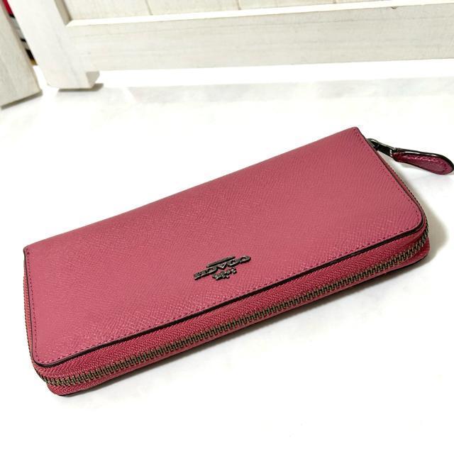 COACH コーチ レザー アコーディオン ジップ ラウンドファスナー 長財布 < ブランド  COACH コーチ レザー アコーディオン ジップ ラウンドファスナー 長財布 < ブランドの
