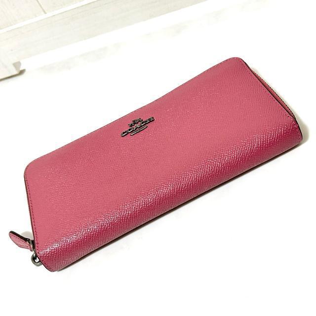 COACH コーチ レザー アコーディオン ジップ ラウンドファスナー 長財布 < ブランド  COACH コーチ レザー アコーディオン ジップ ラウンドファスナー 長財布 < ブランドの