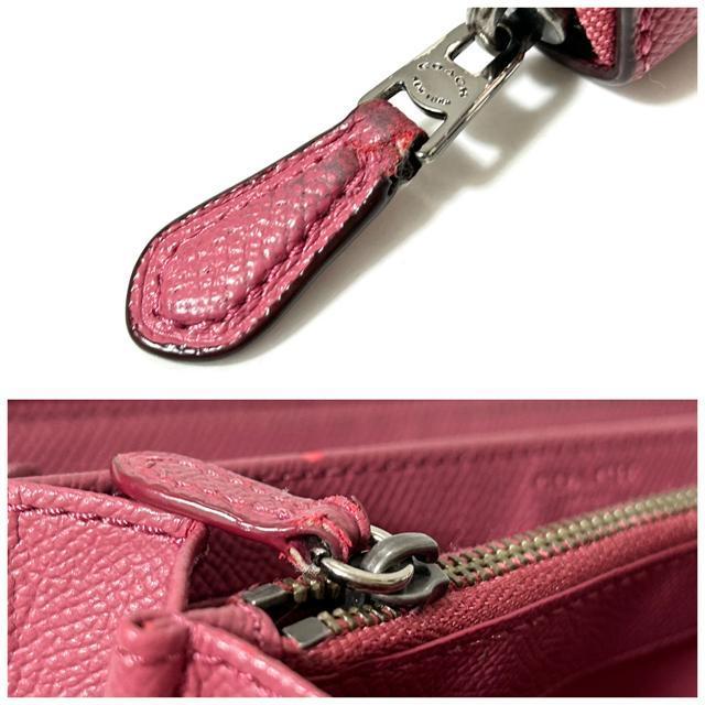COACH コーチ レザー アコーディオン ジップ ラウンドファスナー 長財布 < ブランド  COACH コーチ レザー アコーディオン ジップ ラウンドファスナー 長財布 < ブランドの