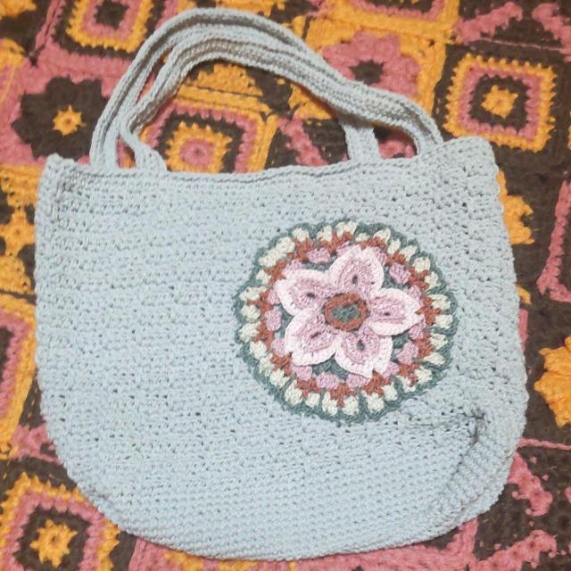 手編みの手提げバック < ペット/手芸/園芸  手編みの手提げバック  < ペット/手芸/園芸の