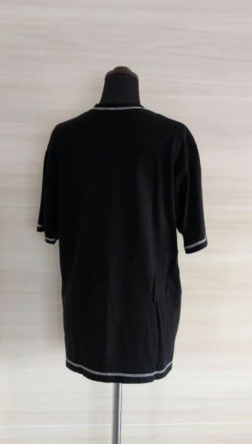 WONDERFUL WORLD■ワンダフルワールド■リボンクマ 顔クマ プリント柄Tシャツ■裏側肩部分難有り < ブランド  WONDERFUL WORLD■ワンダフルワールド■リボンクマ 顔クマ プリント柄Tシャツ■裏側肩部分難有り < ブランドの
