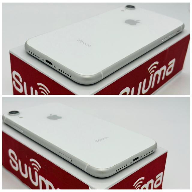 B 100% iPhone XR 64 GB SIM�t���[ �z���C�g �{�� �� �Ɠd/AV�� 