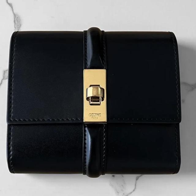 CELINE �Z���[�k �X���[�� �g���t�H�[���h�E�H���b�g �u���b�N ���U�[ �S�[���h���� �O�܂���z  �� �u�����h�� 