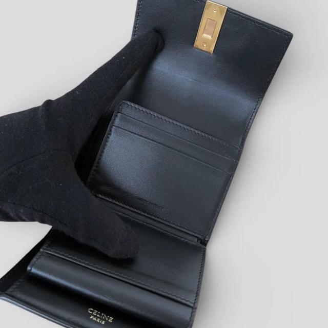 CELINE �Z���[�k �X���[�� �g���t�H�[���h�E�H���b�g �u���b�N ���U�[ �S�[���h���� �O�܂���z �� �u�����h�� 