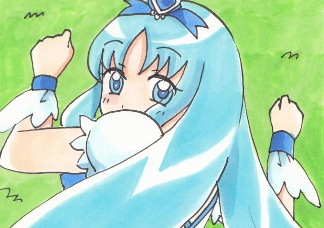 自作イラスト★プリキュア キュアマリン♪ < アニメ/コミック/キャラクター 自作イラスト★プリキュア キュアマリン♪ < アニメ/コミック/キャラクターの