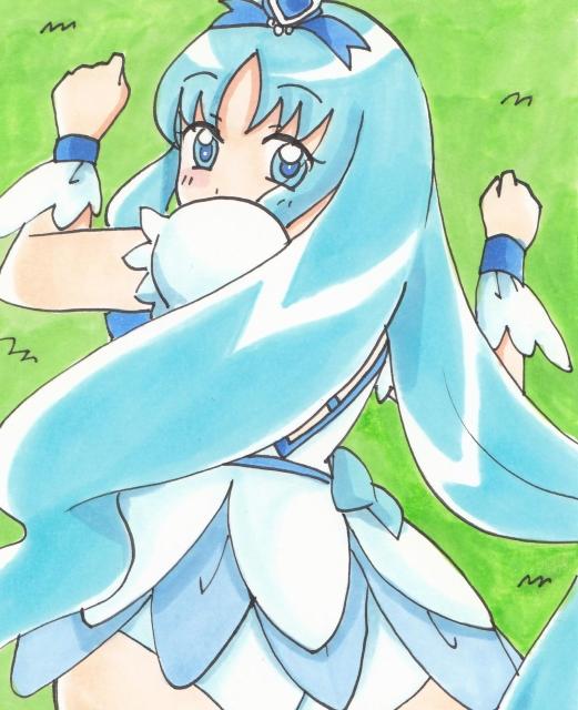 自作イラスト★プリキュア キュアマリン♪ < アニメ/コミック/キャラクター 自作イラスト★プリキュア キュアマリン♪ < アニメ/コミック/キャラクターの